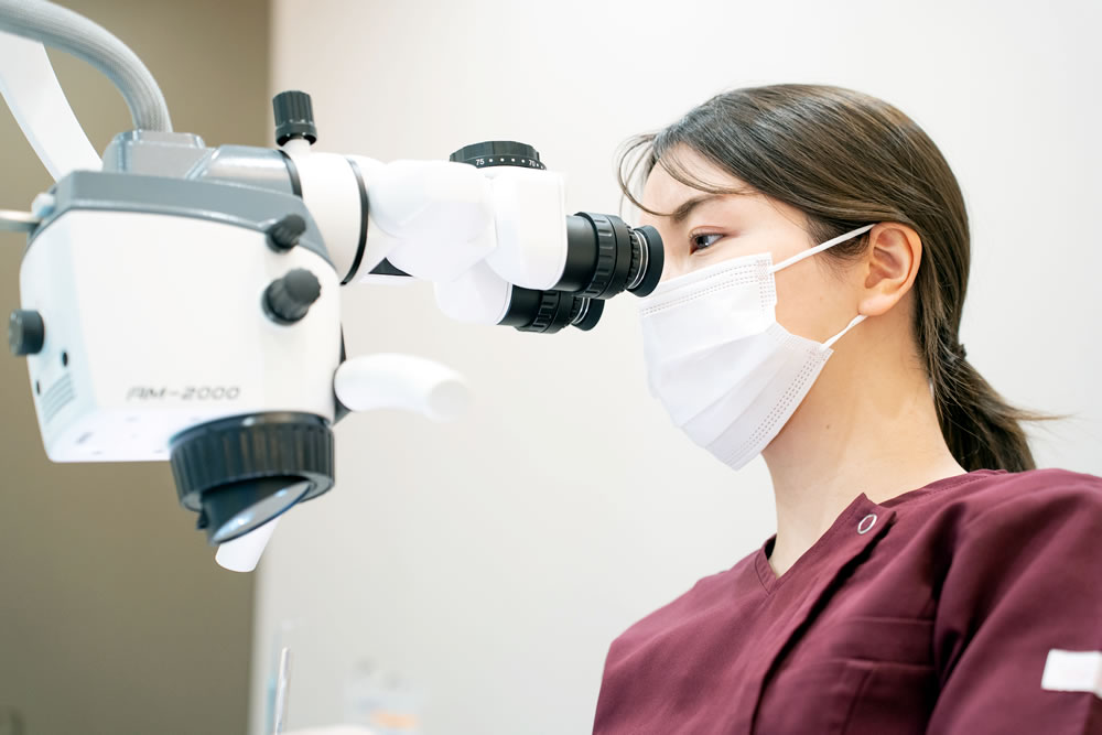 なるべく歯を削らない治療