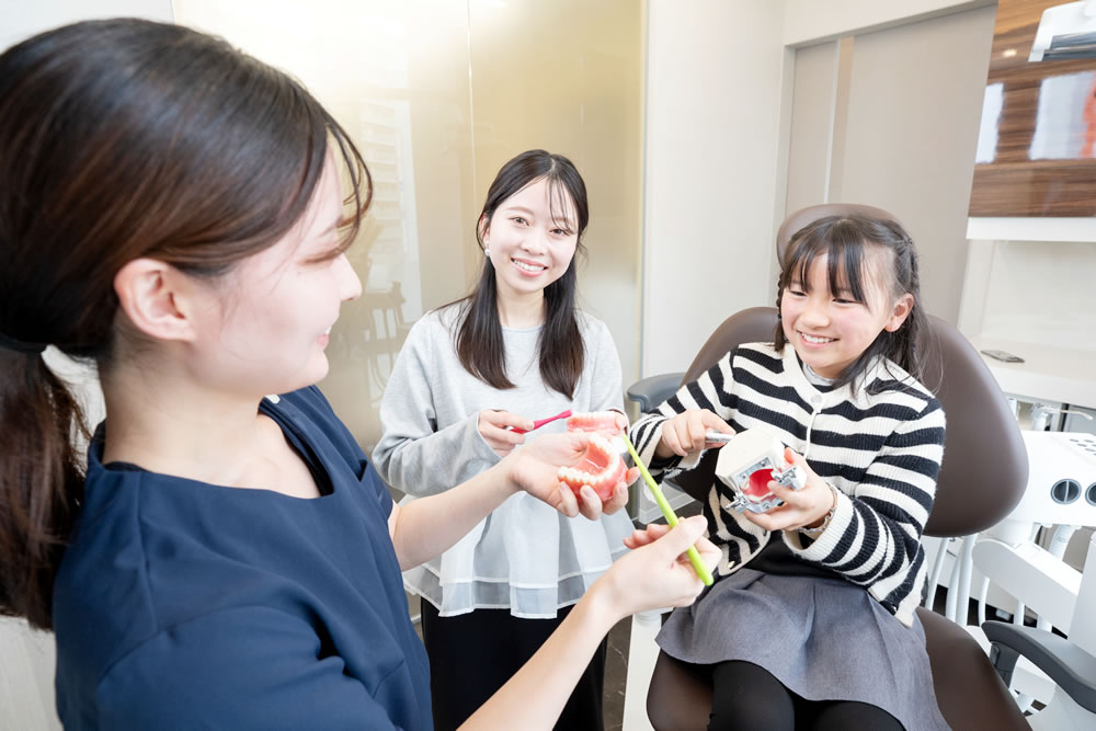 適切な歯磨き方法の指導