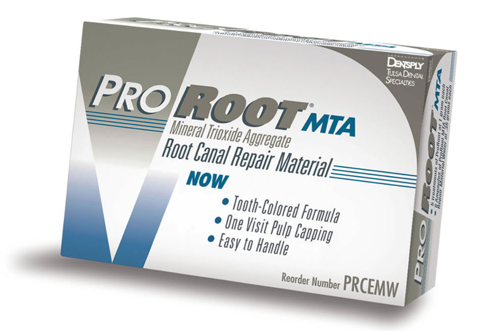 MTAによる覆髄処置