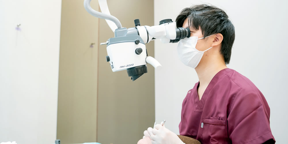 歯を削らない治療